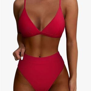 Red Women's Bikini Set